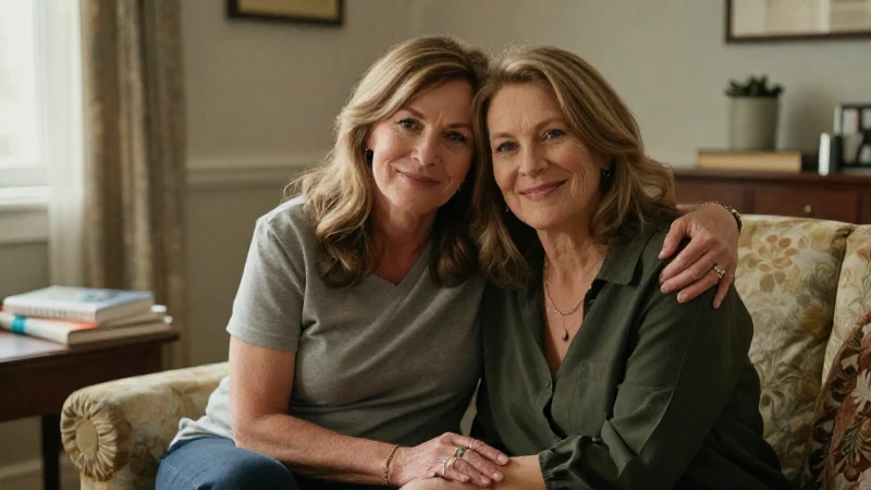 Dos amigas, cálidas, en un hogar acogedor