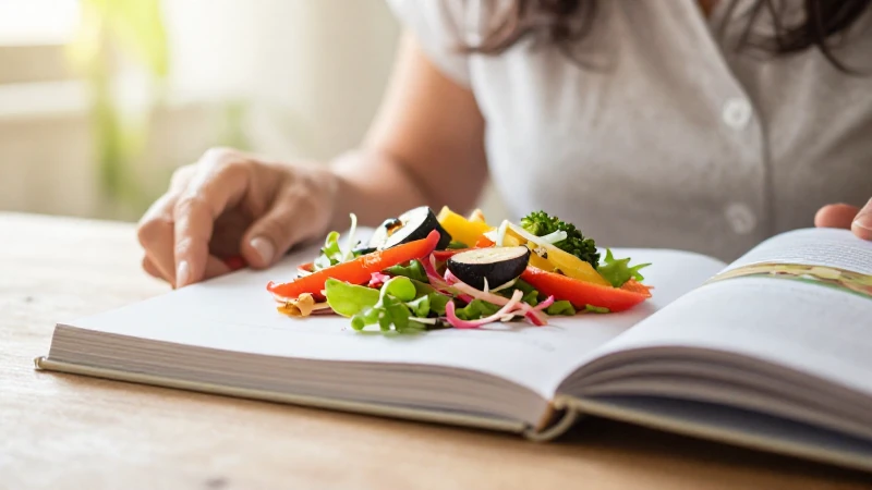 Mujer madura disfruta comida saludable y cálida