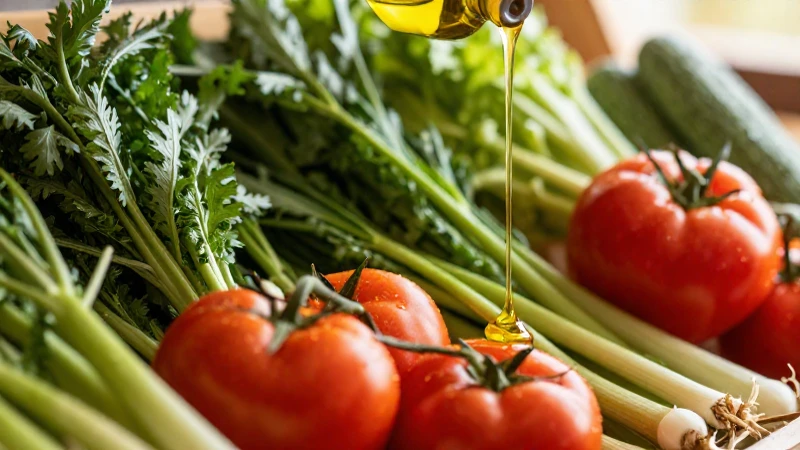 Fotografía de vegetales frescos y coloridos