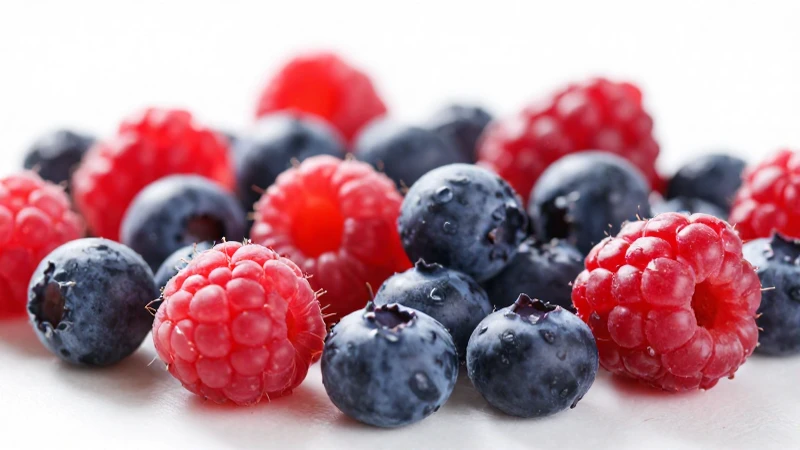 Fotografía vibrante de alimentos saludables