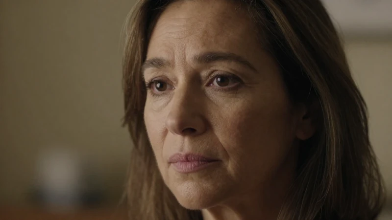 Retrato sereno de mujer con mirada cálida