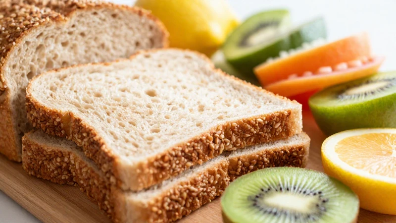 Alimentos saludables, luz cálida y apetecibles